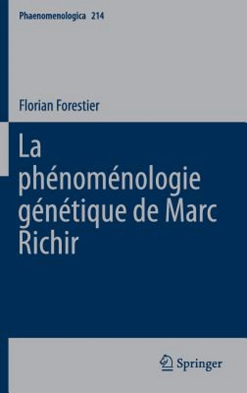 La phénoménologie génétique de Marc Richir