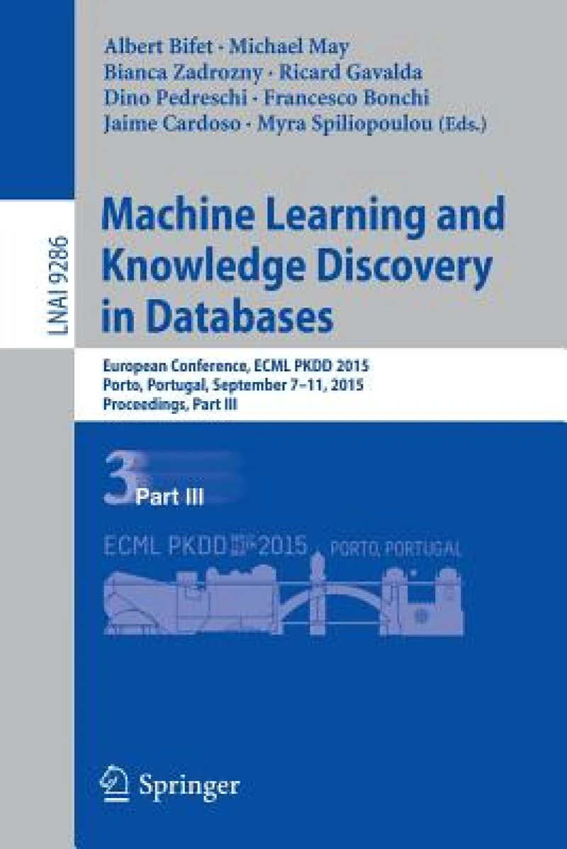 Machine Learning and Knowledge Discovery in Databases