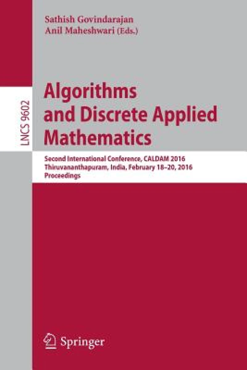 Algorithms and Discrete Applied Mathematics