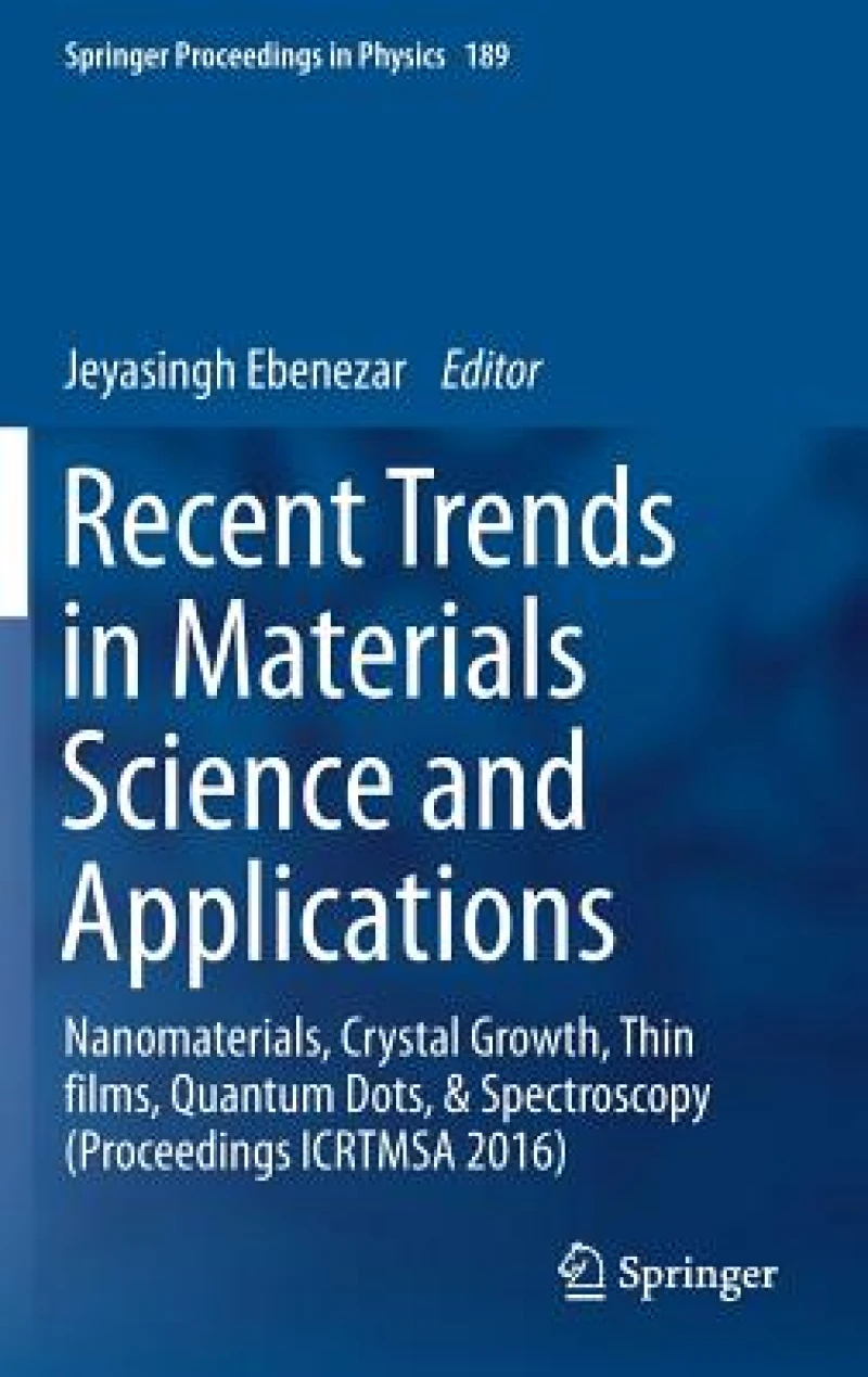 Recent Trends in Materials Science and Applications