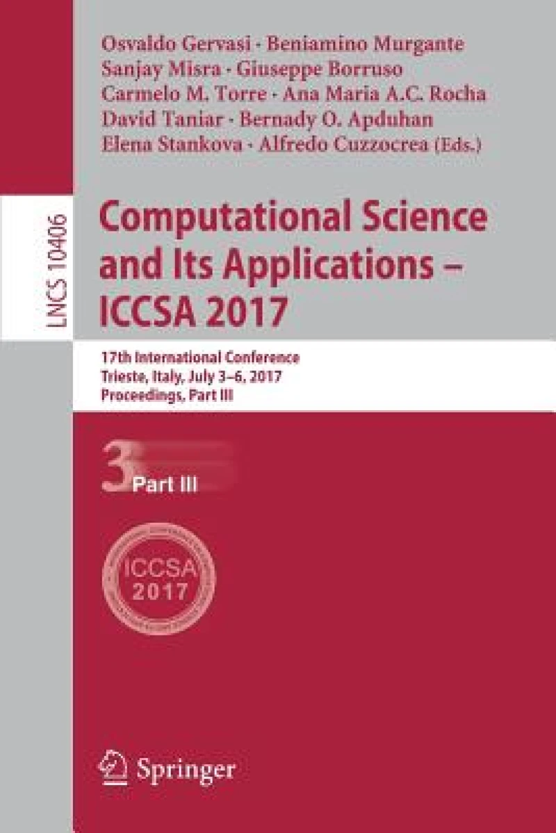 Computational Science and Its Applications – ICCSA 2017