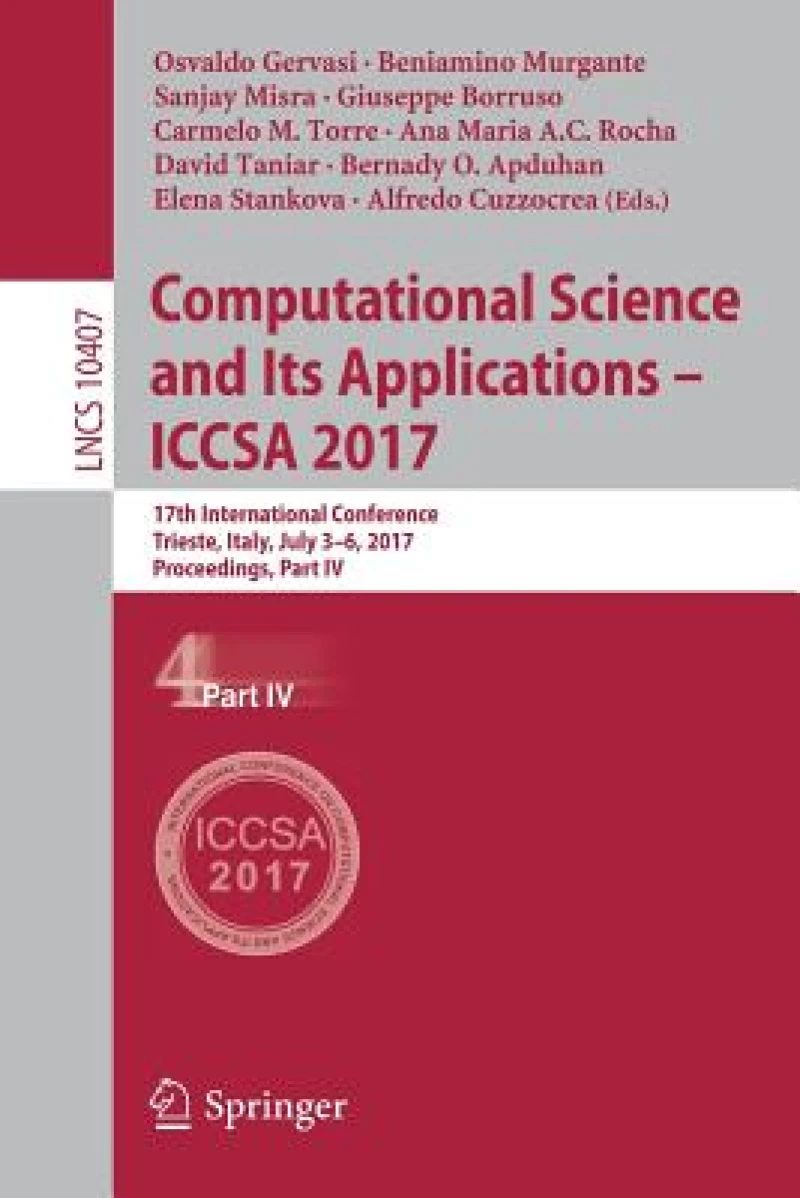 Computational Science and Its Applications – ICCSA 2017