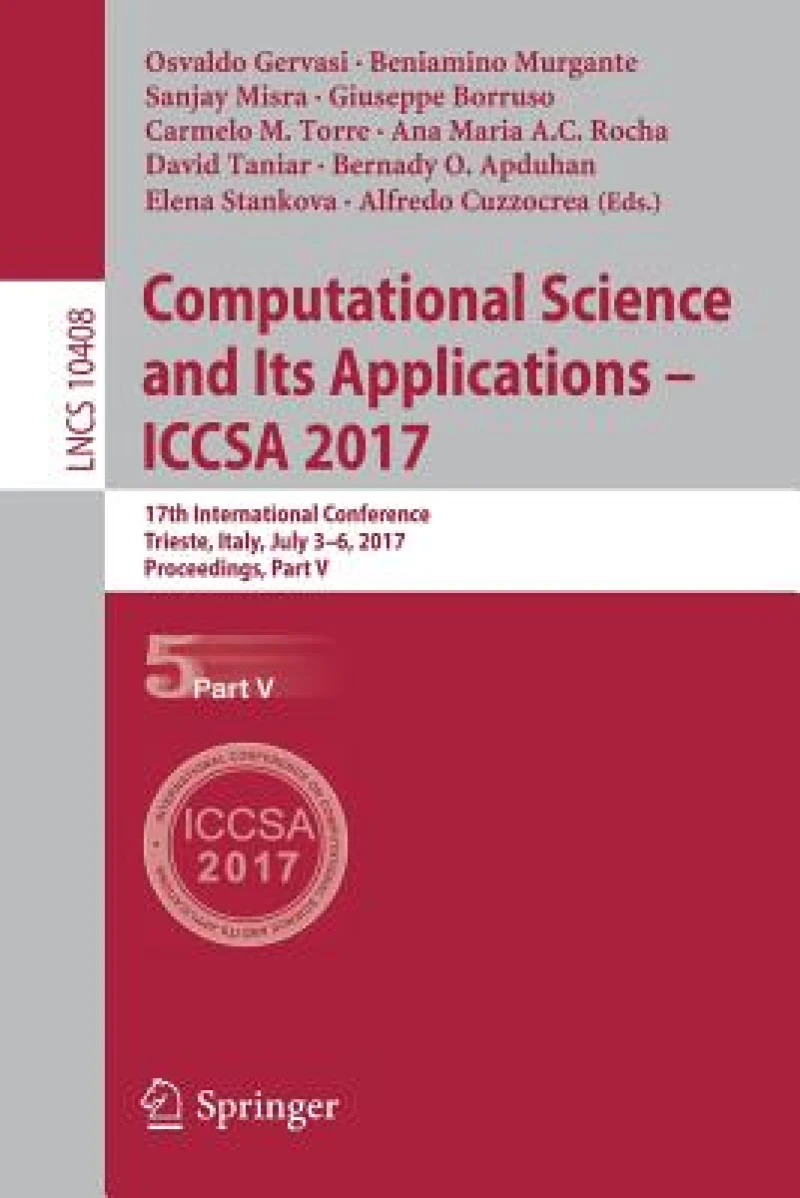 Computational Science and Its Applications – ICCSA 2017