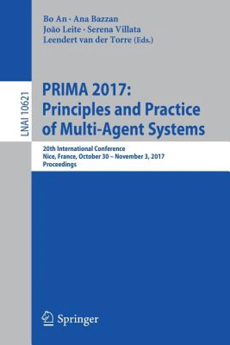 PRIMA 2017: Principles and Practice of Multi-Agent Systems