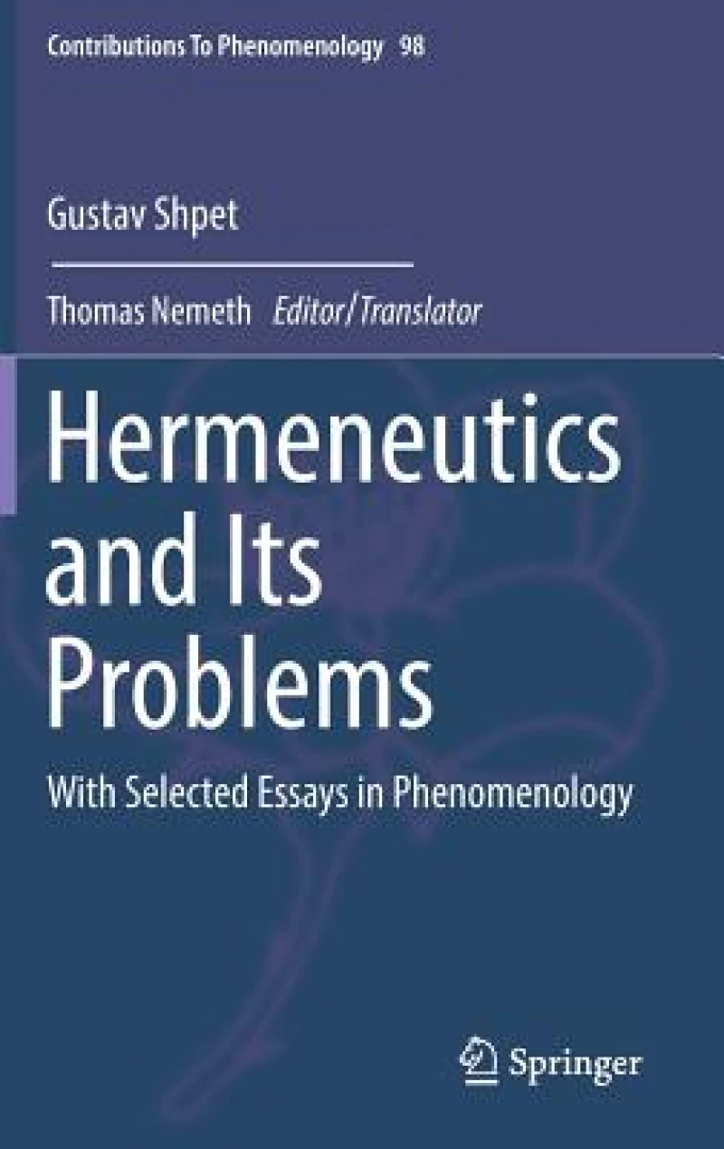 Hermeneutics and Its Problems
