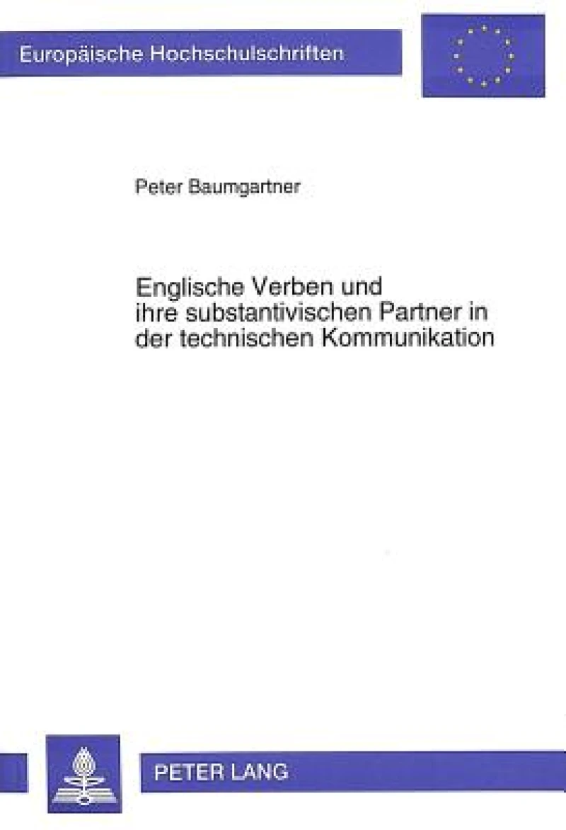 Englische Verben und ihre substantivischen Partner in der technischen Kommunikation