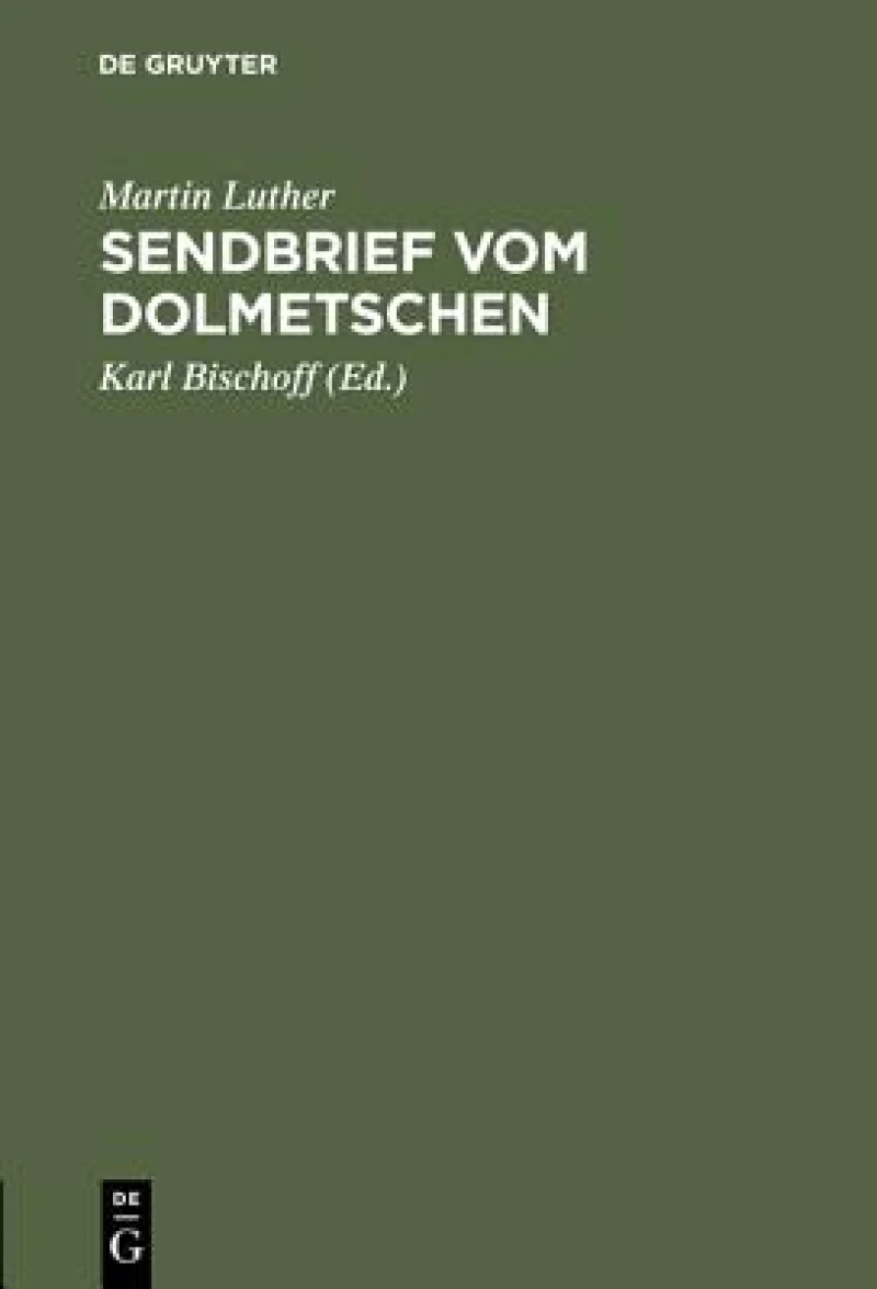 Sendbrief Vom Dolmetschen