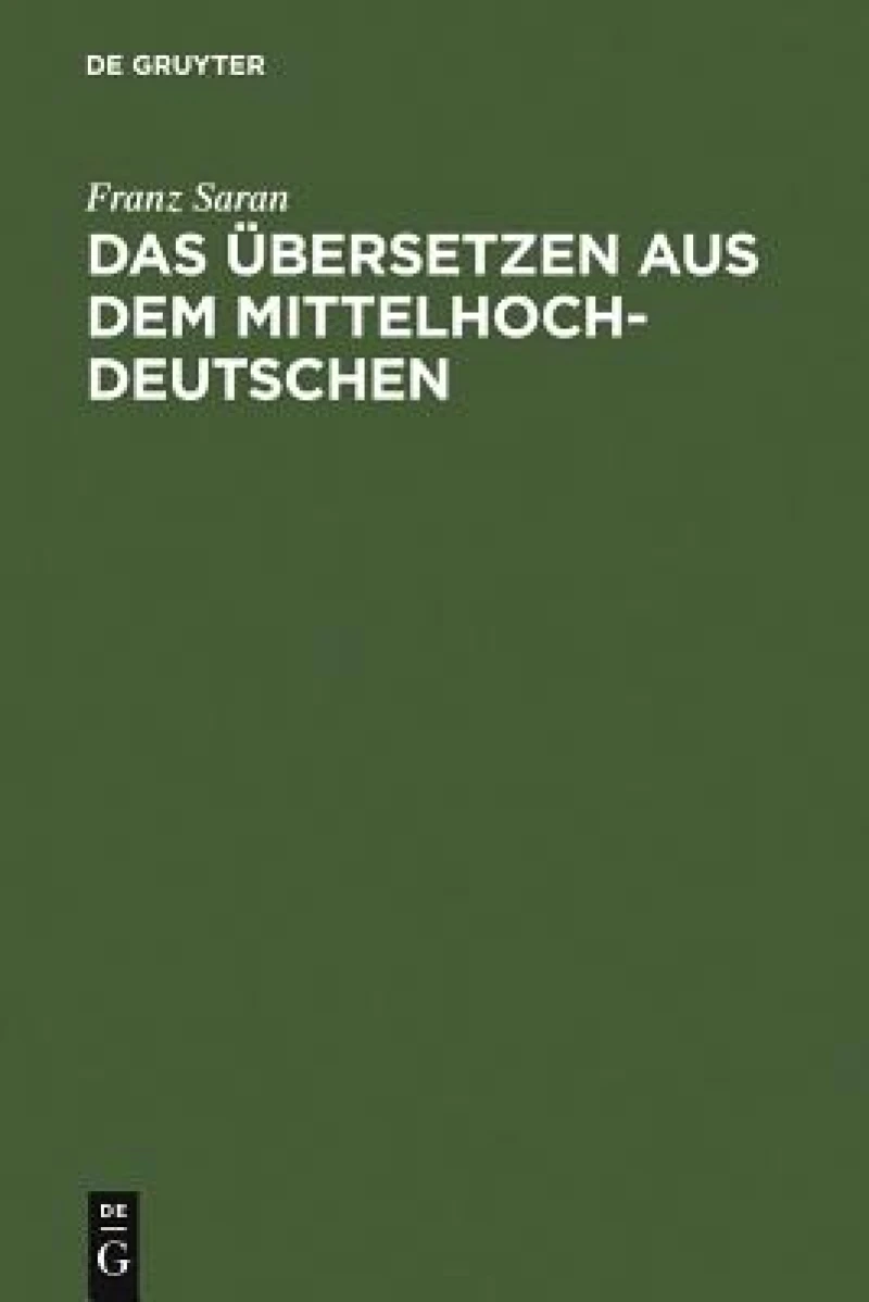 Übersetzen aus dem Mittelhochdeutschen
