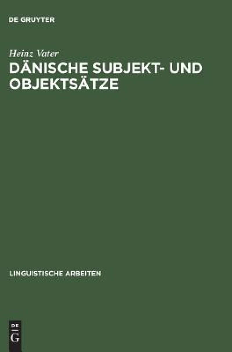 Dänische Subjekt- Und Objektsätze
