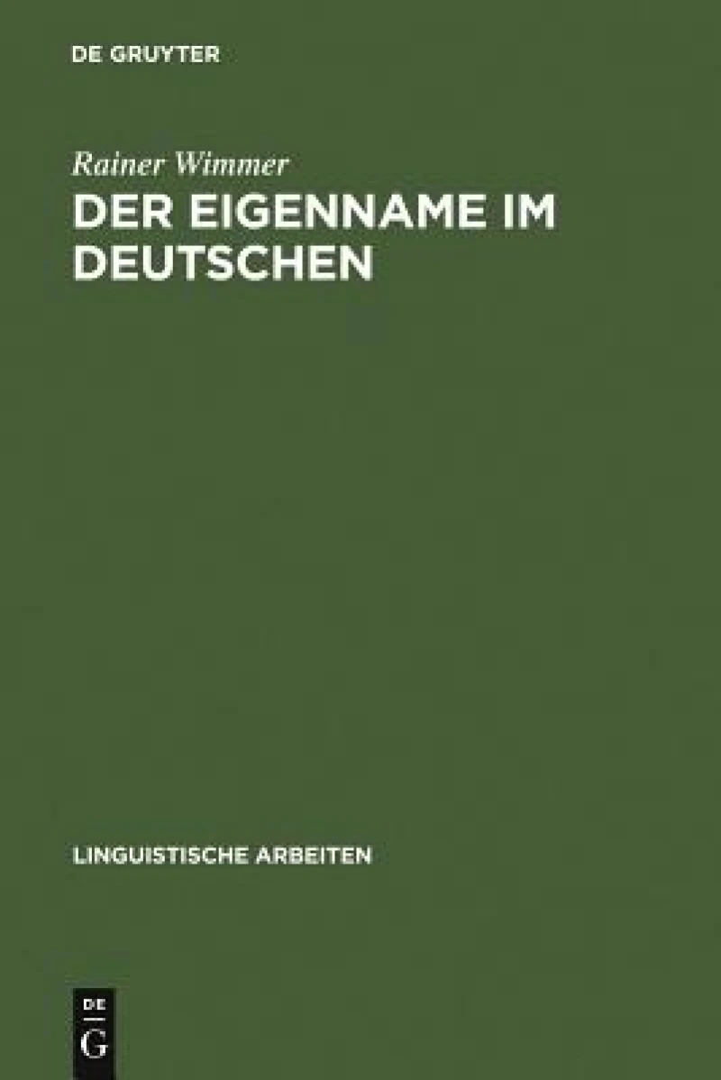Eigenname im Deutschen