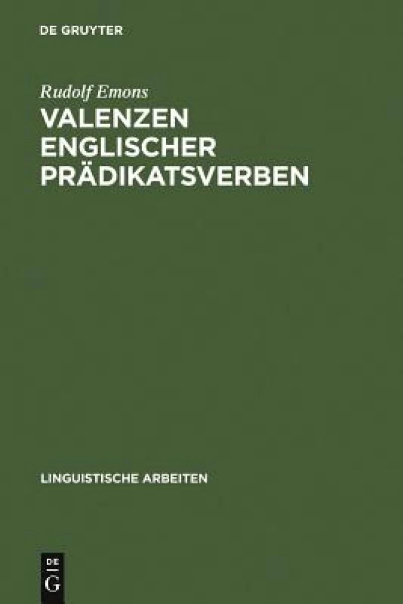 Valenzen englischer Prädikatsverben