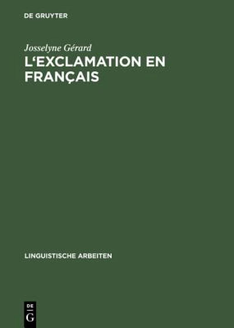 L''exclamation En Français