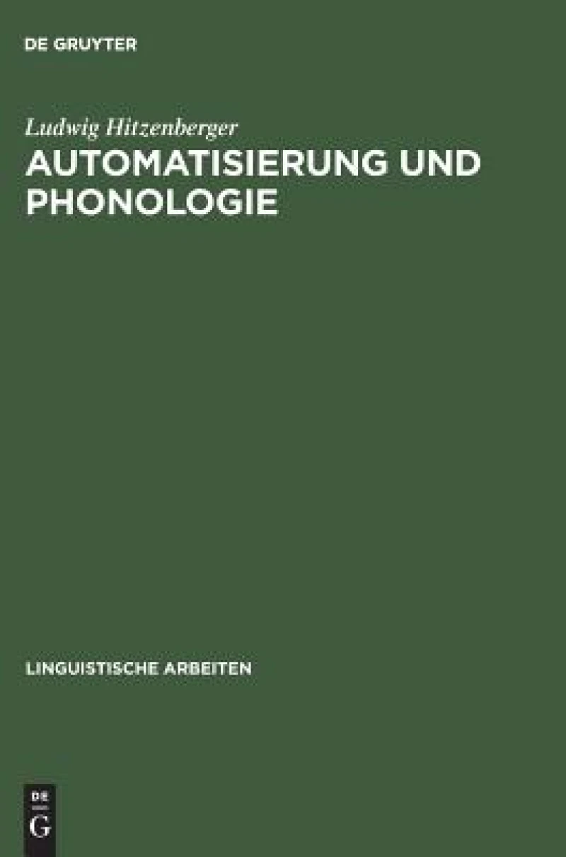 Automatisierung Und Phonologie