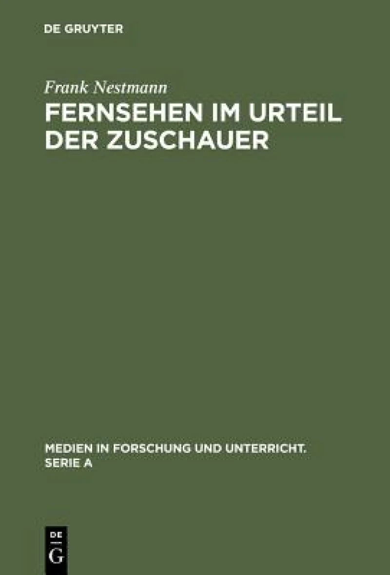 Fernsehen Im Urteil Der Zuschauer