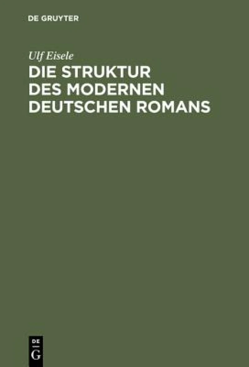 Struktur des modernen deutschen Romans