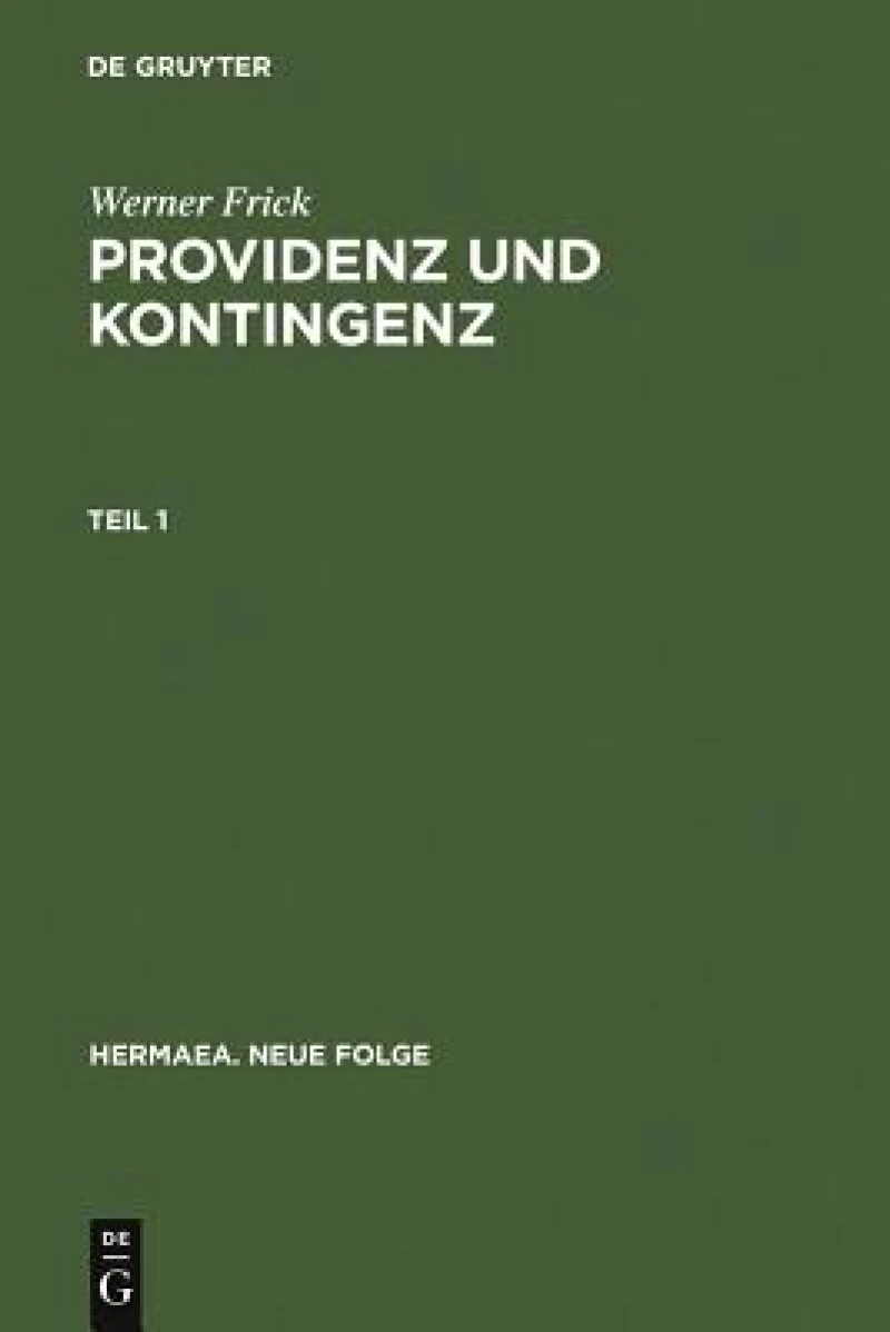 Providenz und Kontingenz