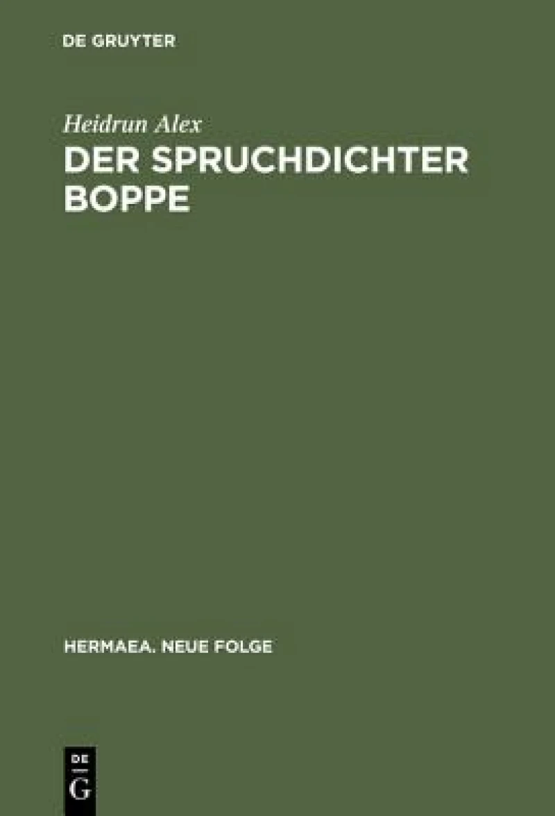 Spruchdichter Boppe