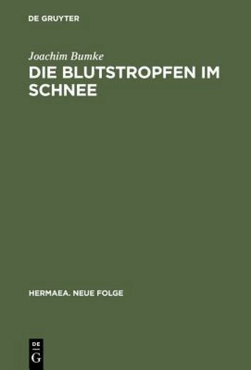 Blutstropfen im Schnee