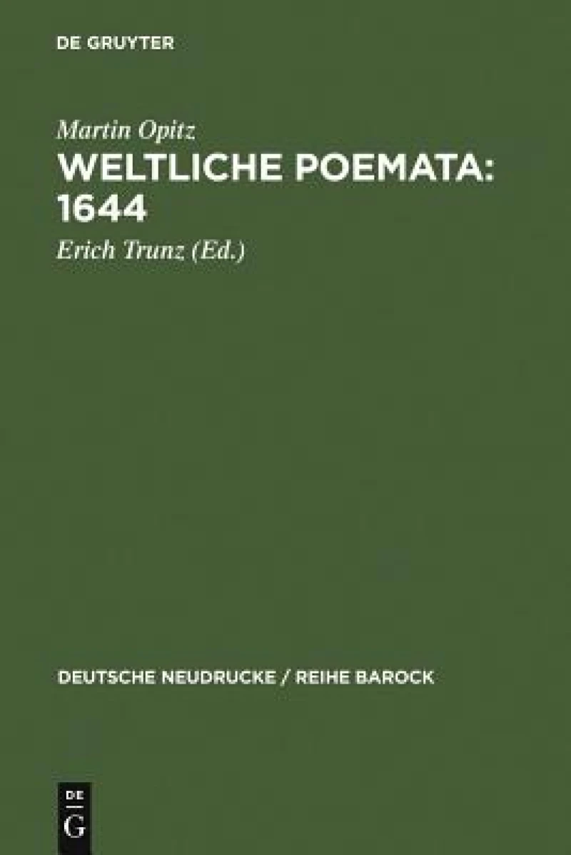 Weltliche Poemata : 1644