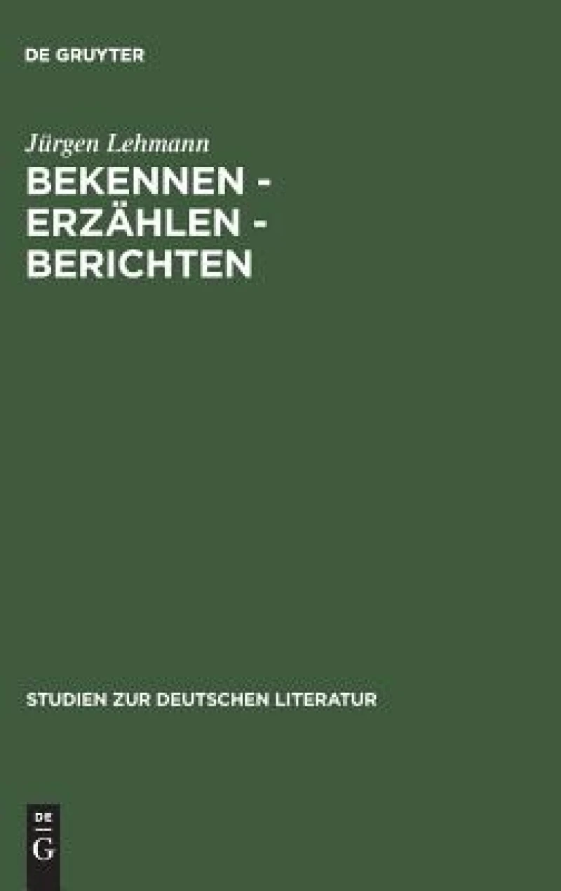 Bekennen - Erzählen - Berichten