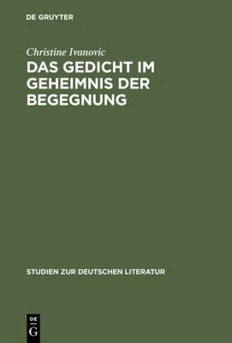 Gedicht im Geheimnis der Begegnung
