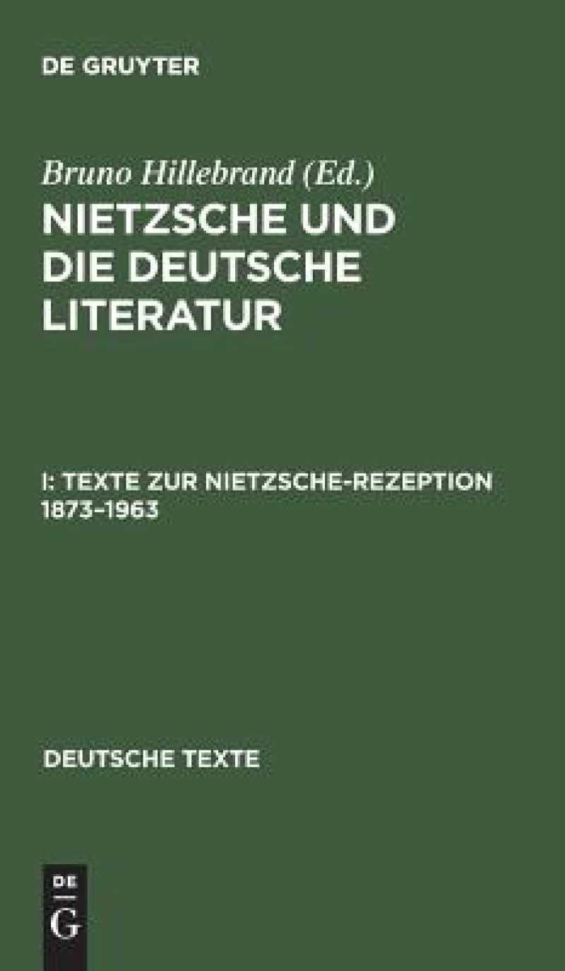 Texte zur Nietzsche-Rezeption 1873–1963