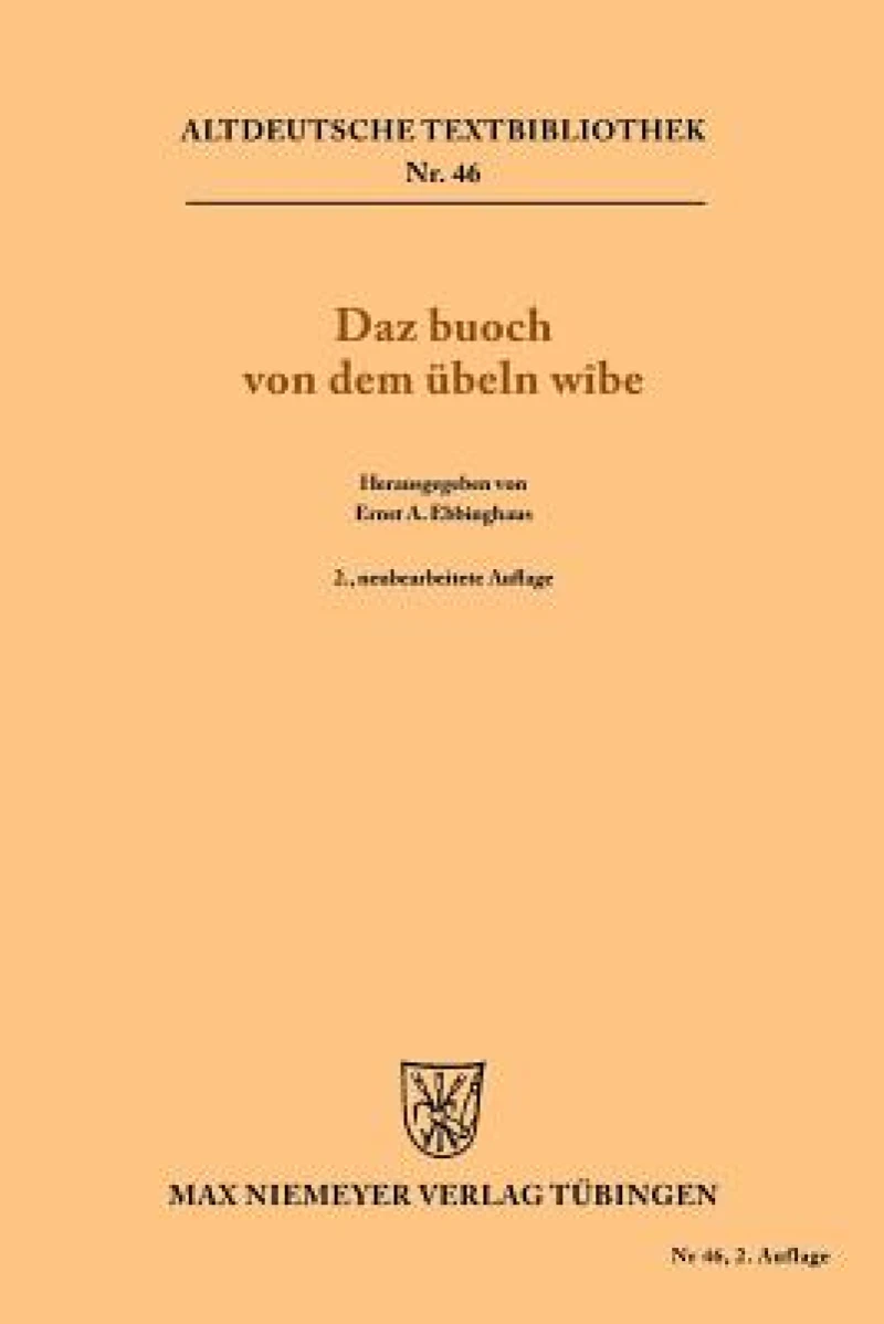 Daz Buoch Von Dem Übeln Wibe