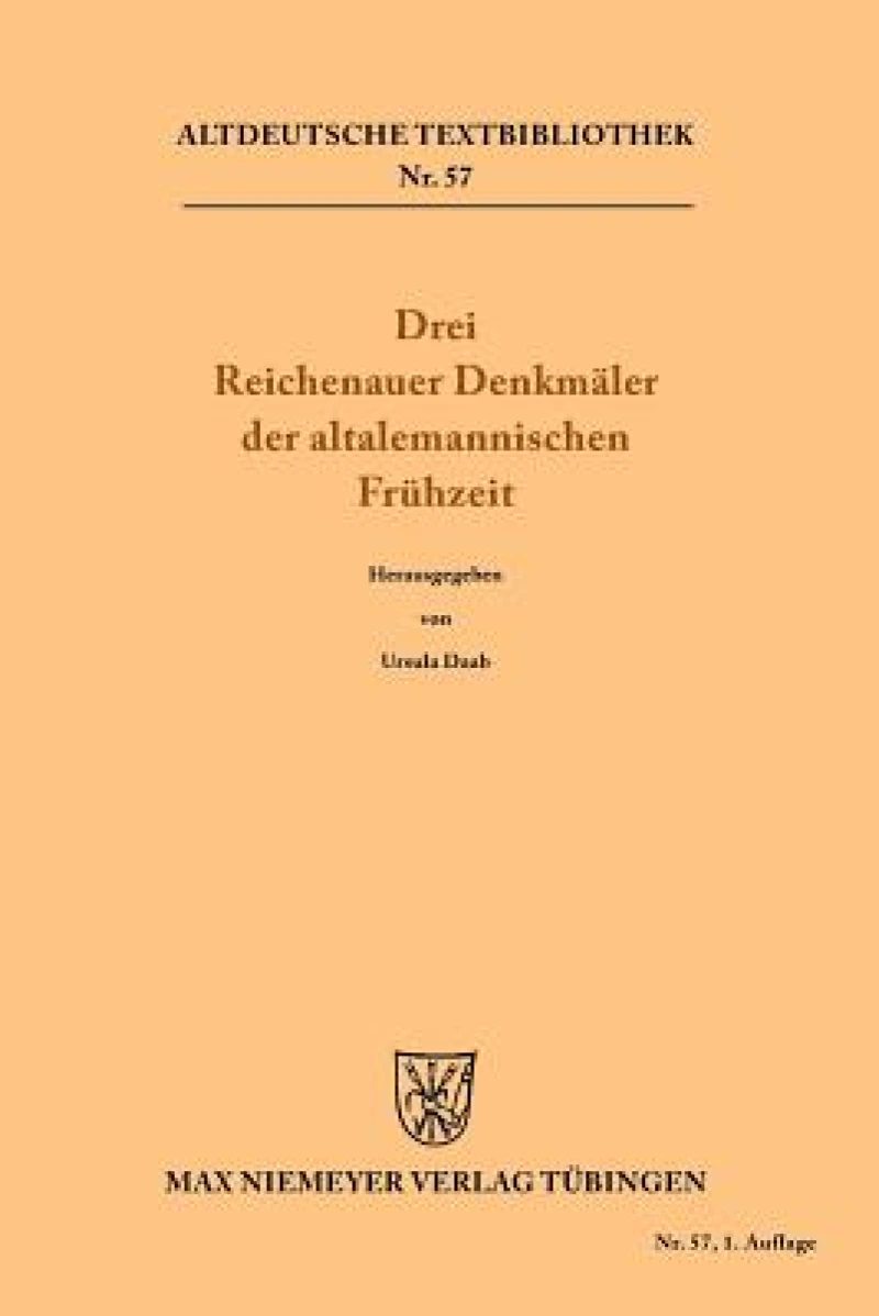 Drei Reichenauer Denkmäler Der Altalemannischen Frühzeit