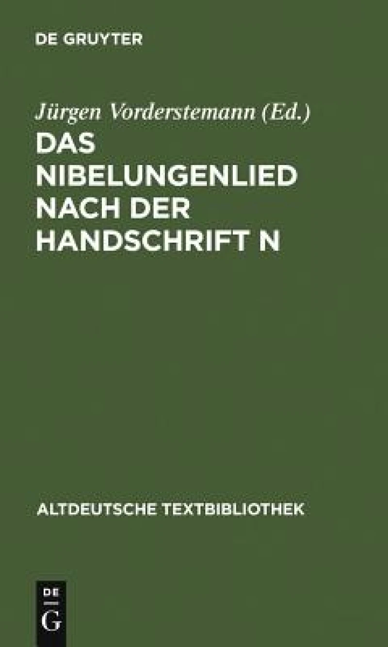 Nibelungenlied nach der Handschrift n