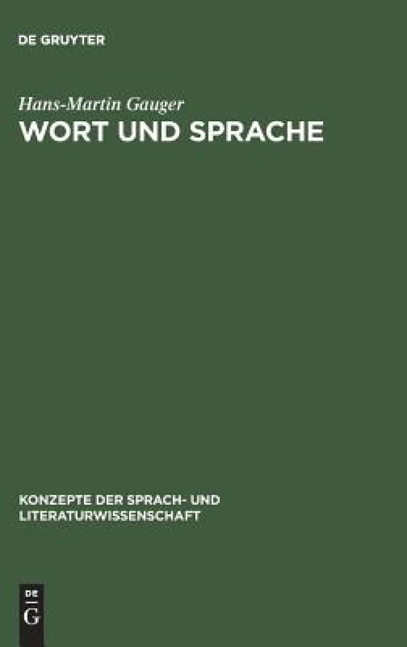 Wort Und Sprache