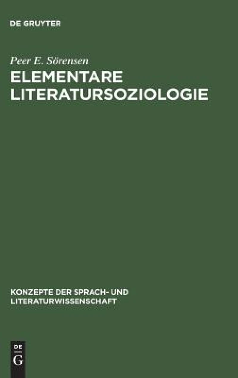 Elementare Literatursoziologie