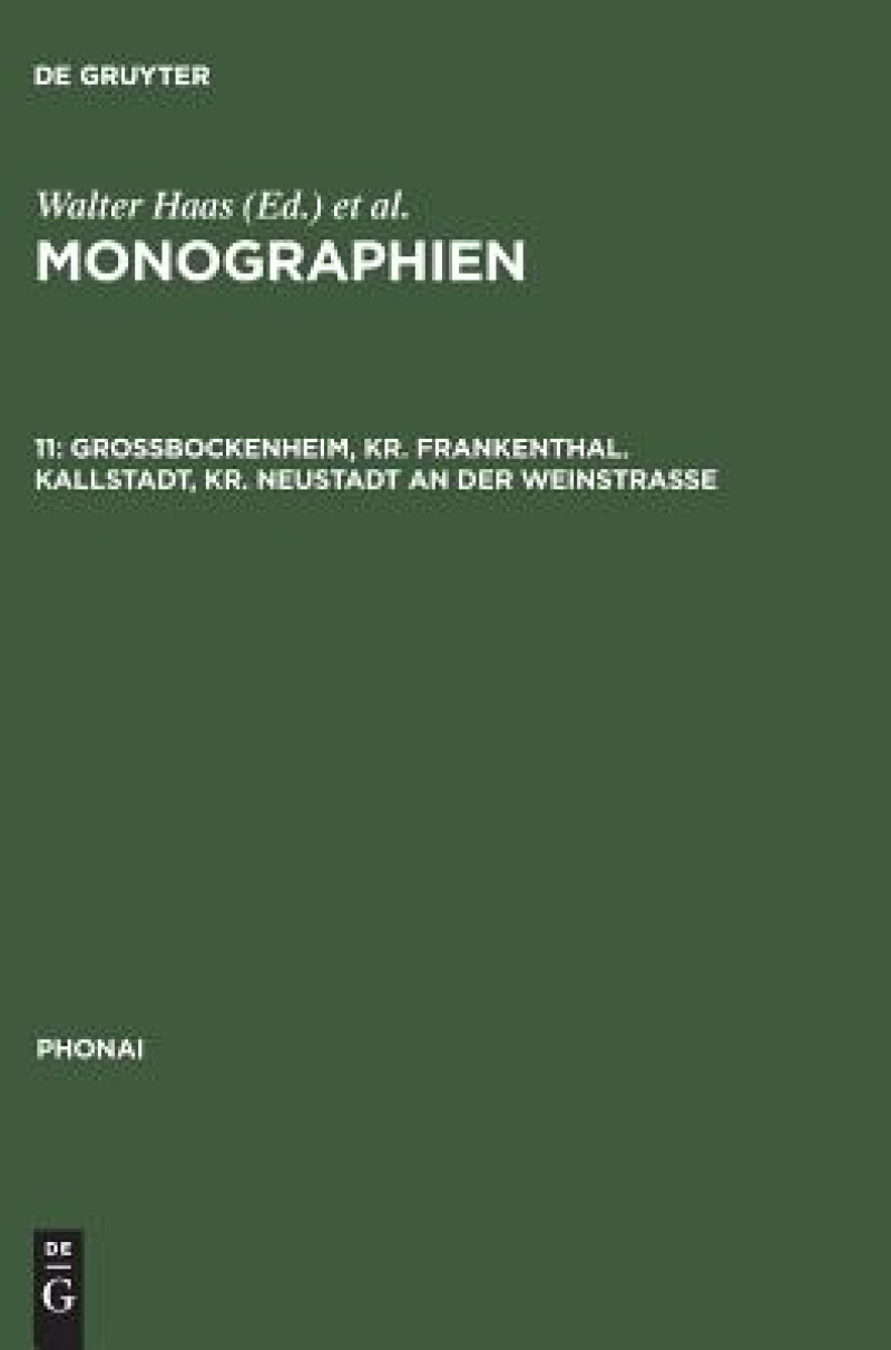 Großbockenheim, Kr. Frankenthal. Kallstadt, Kr. Neustadt an Der Weinstraße