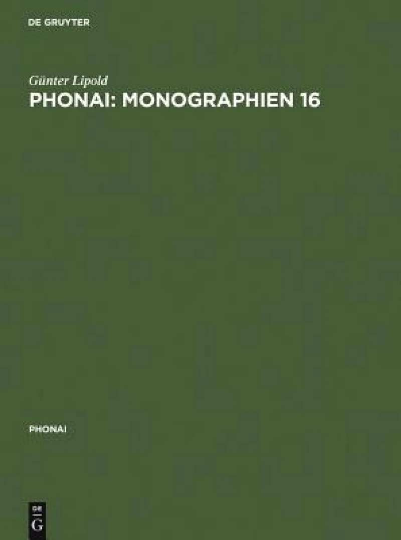 Phonai: Monographien 16