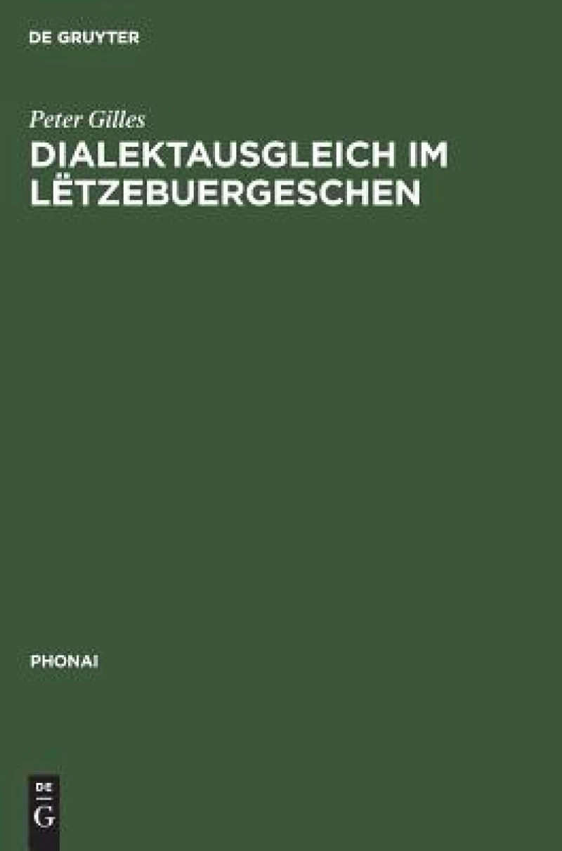Dialektausgleich Im Lëtzebuergeschen