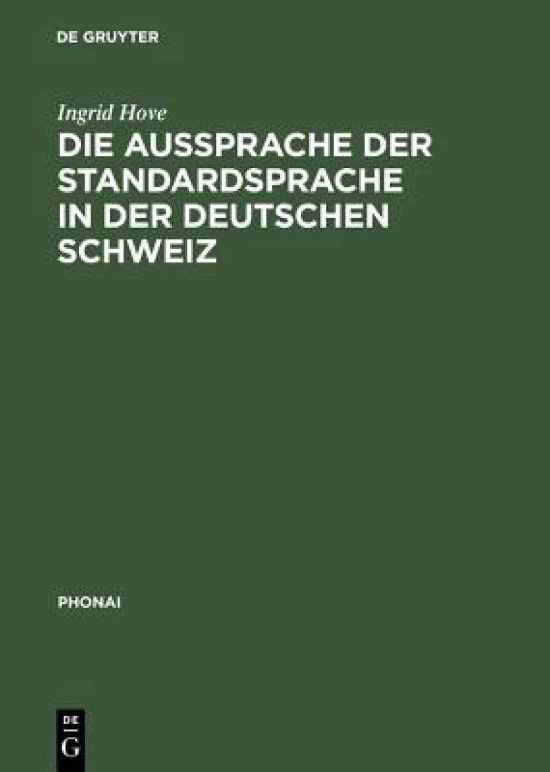 Aussprache der Standardsprache in der deutschen Schweiz