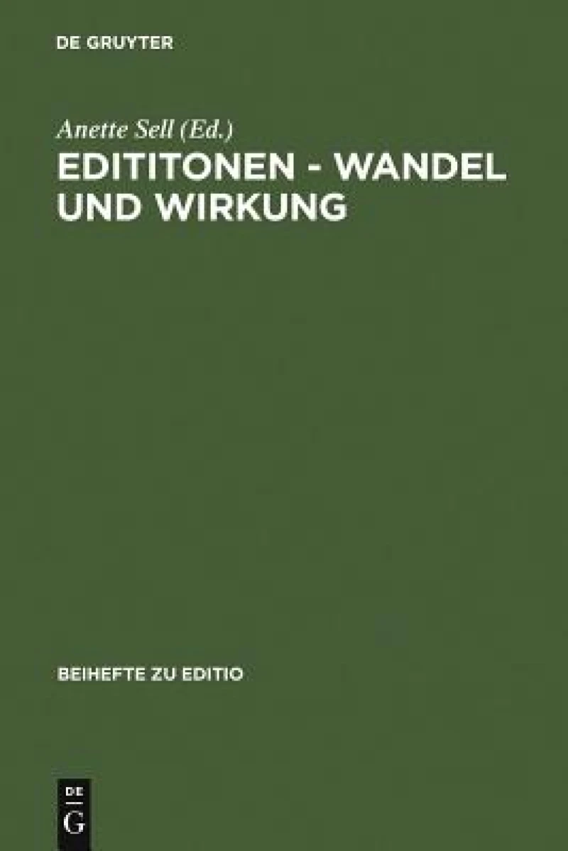 Edititonen - Wandel und Wirkung