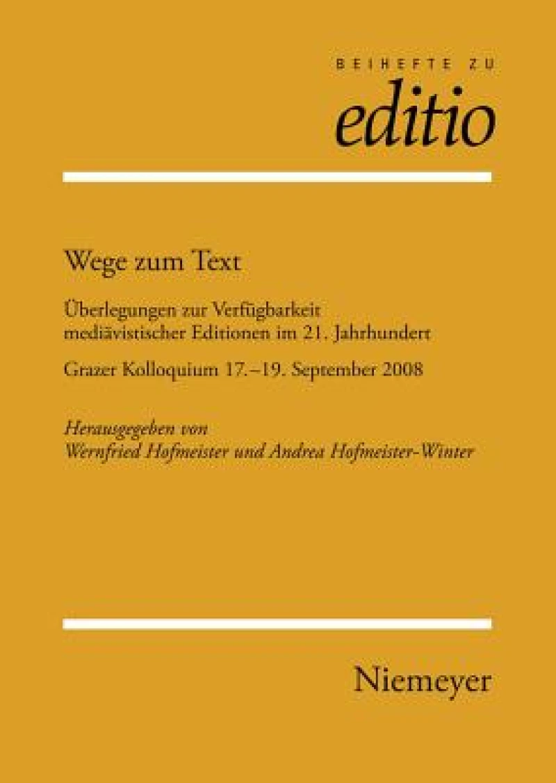 Wege Zum Text