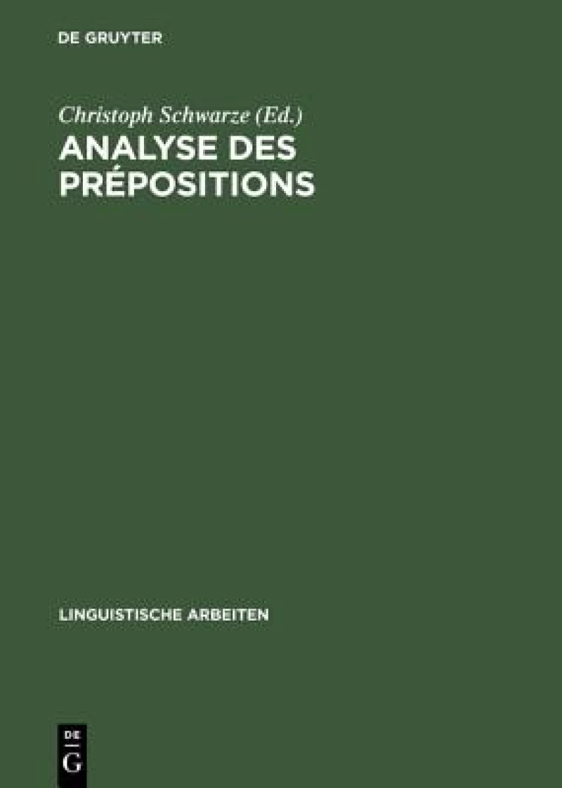 Analyse Des Prépositions