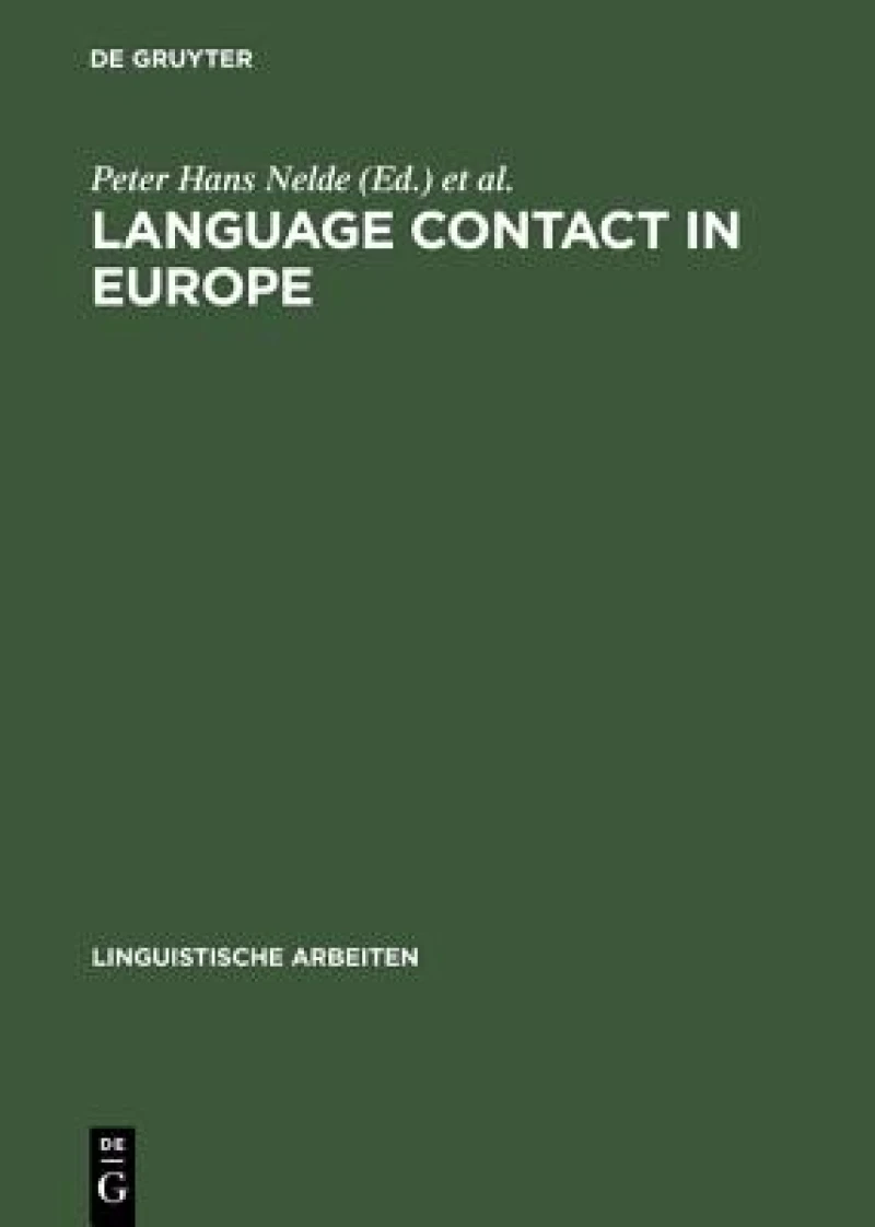 Language Contact in Europe