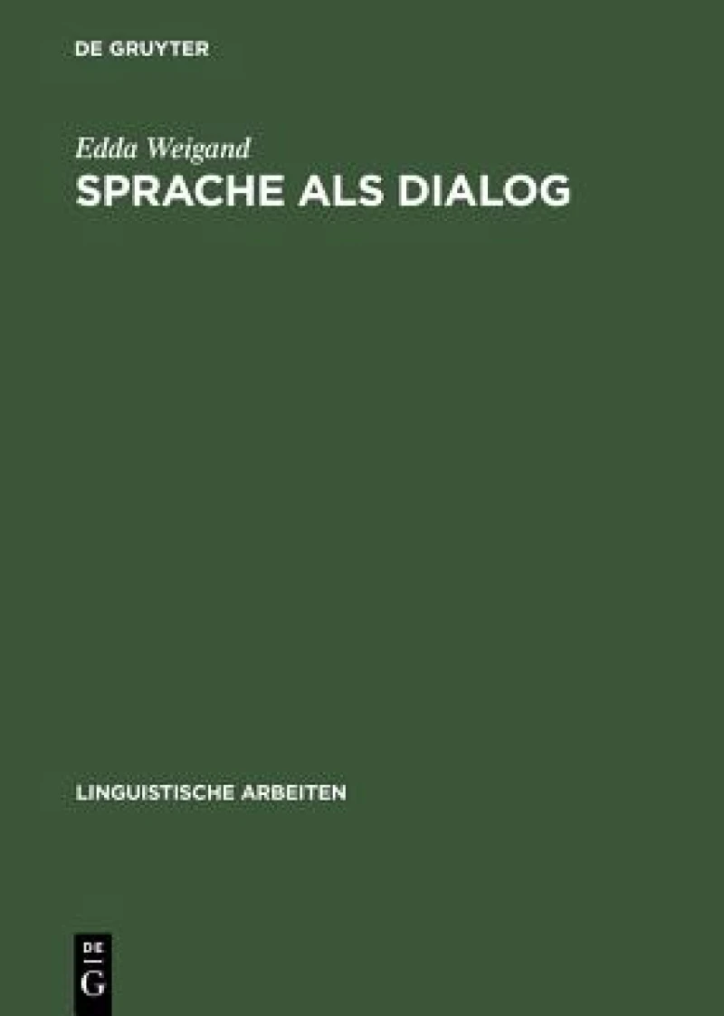 Sprache Als Dialog