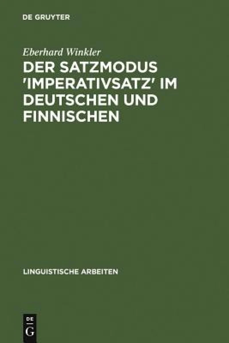 Satzmodus ''Imperativsatz'' im Deutschen und Finnischen