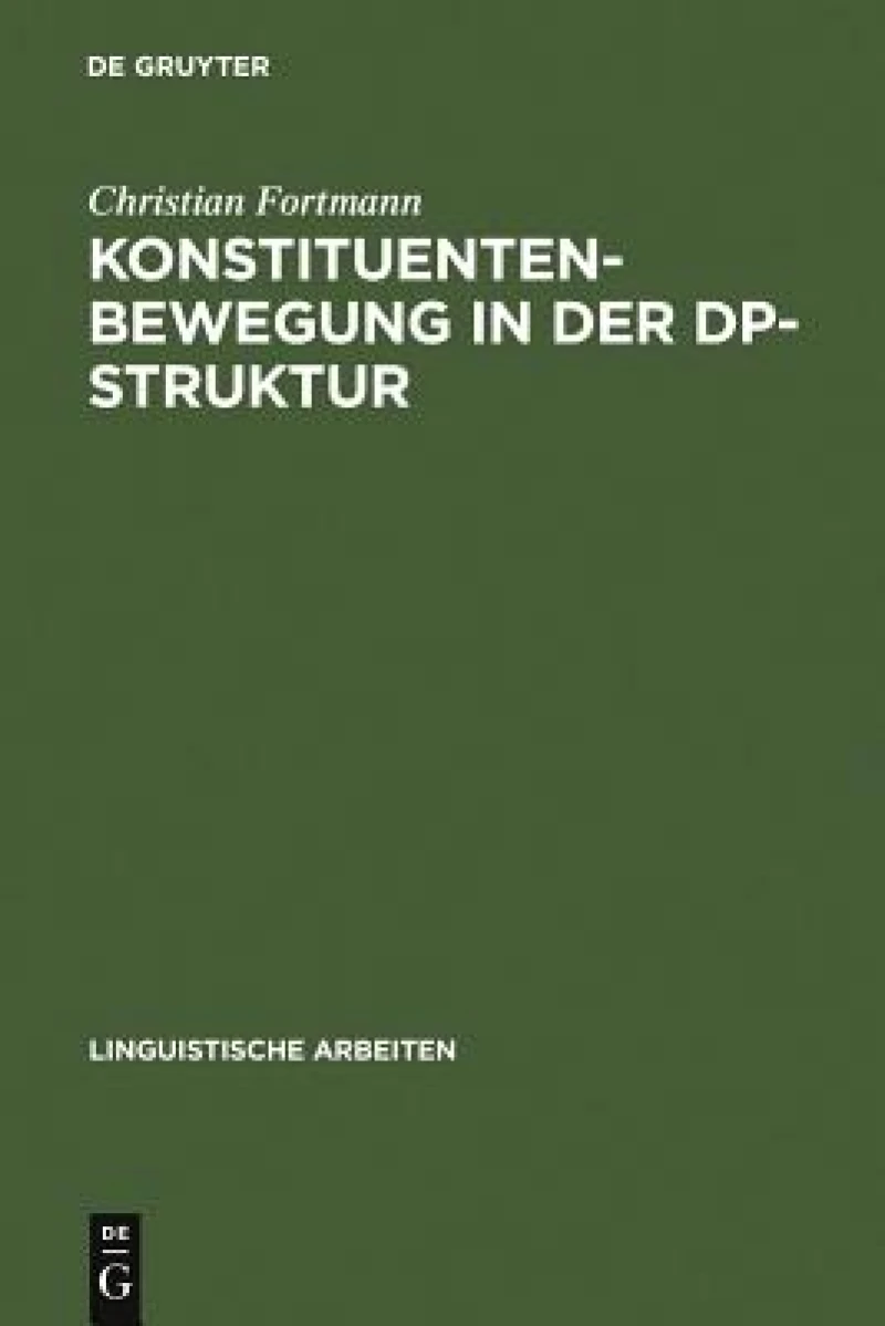 Konstituentenbewegung in Der Dp-struktur