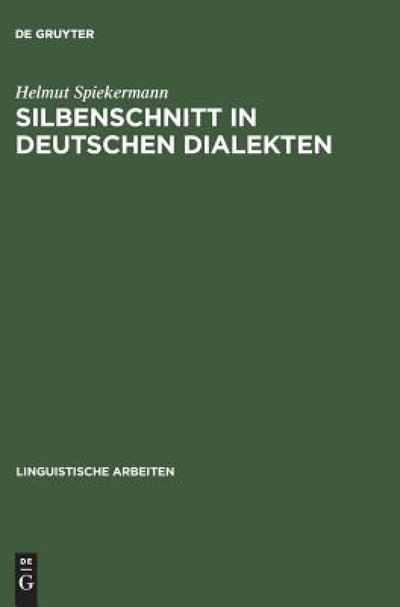 Silbenschnitt in Deutschen Dialekten