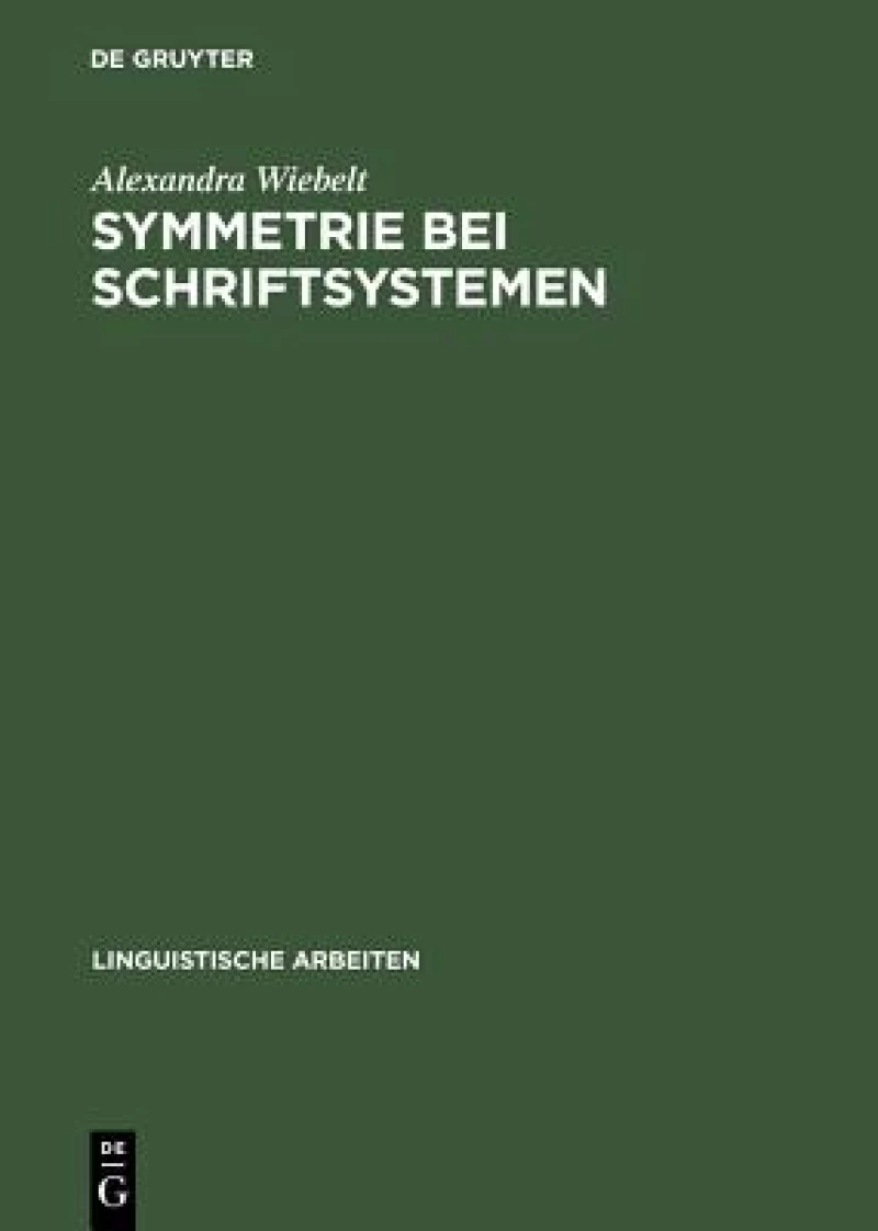 Symmetrie Bei Schriftsystemen