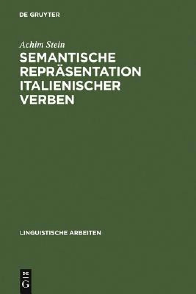 Semantische Repräsentation Italienischer Verben