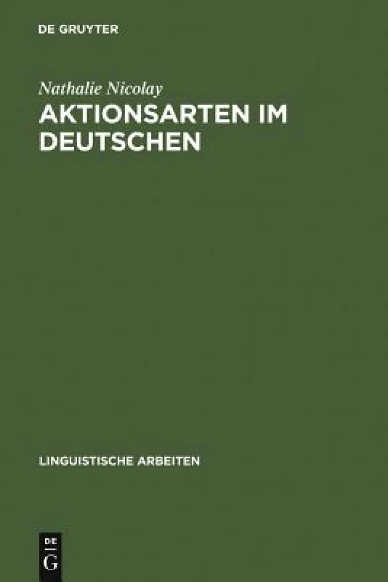 Aktionsarten Im Deutschen