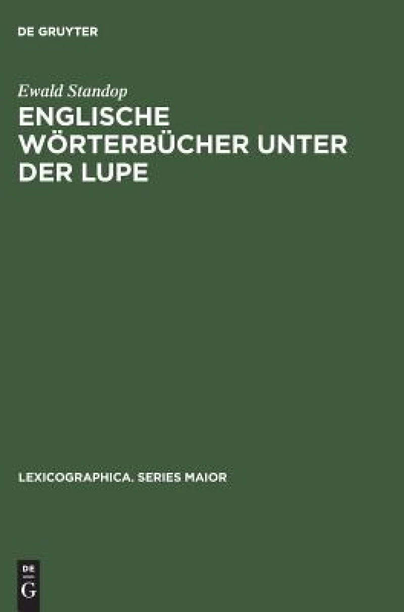 Englische Wörterbücher Unter Der Lupe