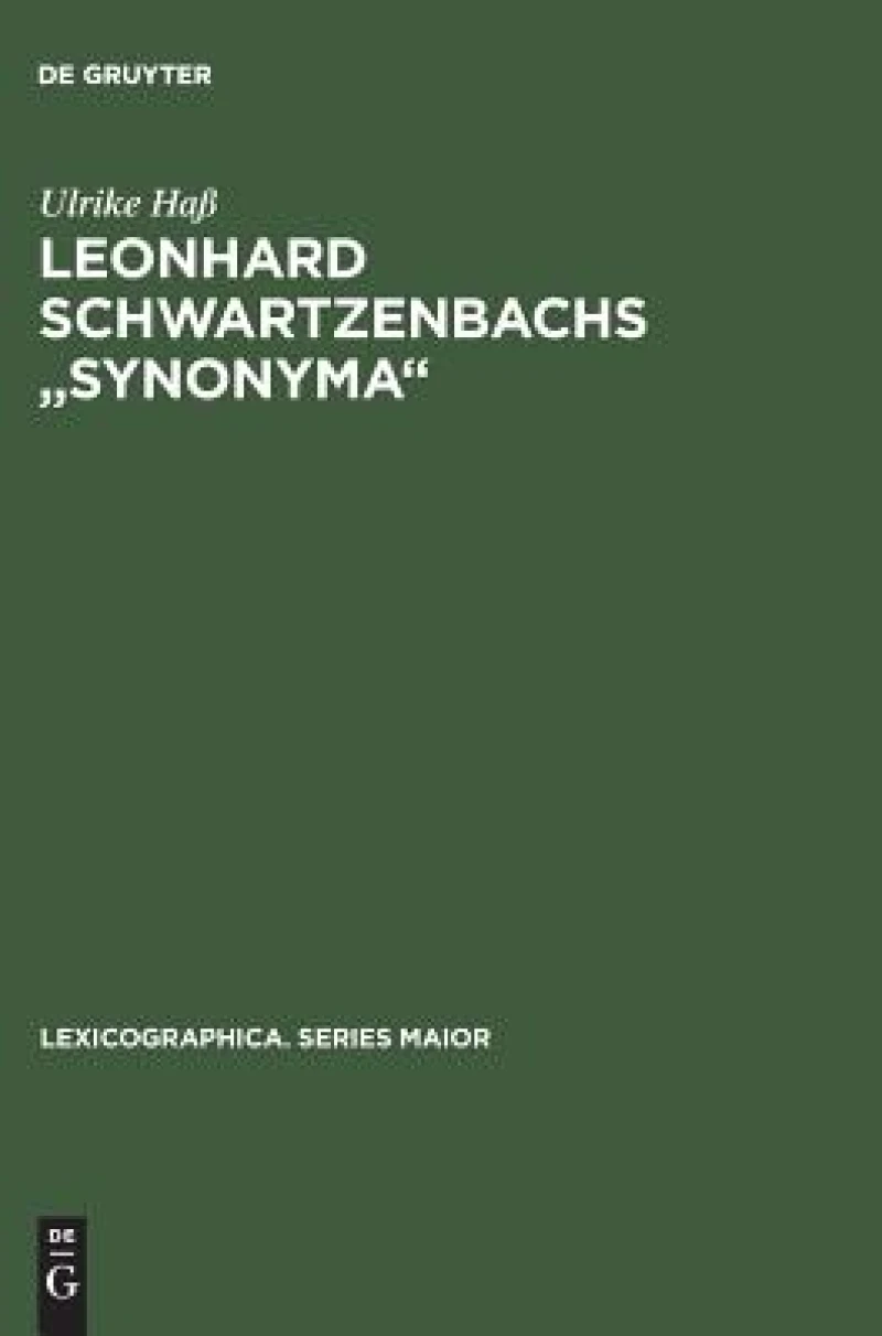 Leonhard Schwartzenbachs "Synonyma"
