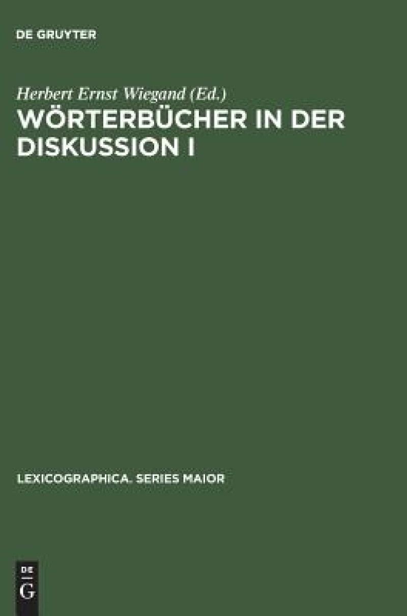 Wörterbücher in der Diskussion I