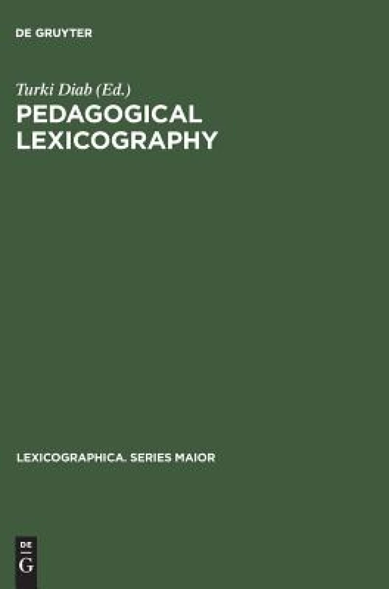 Pedagogical Lexicography